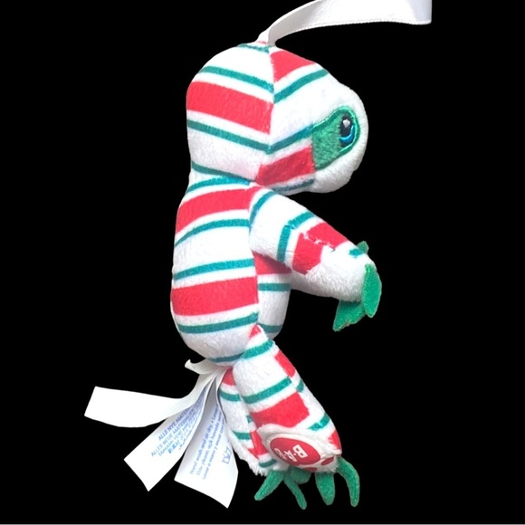 Build A Bear Small Peppermint Twist Christmas Sloth 6 inches Ornament Decor - Picture 3 of 7